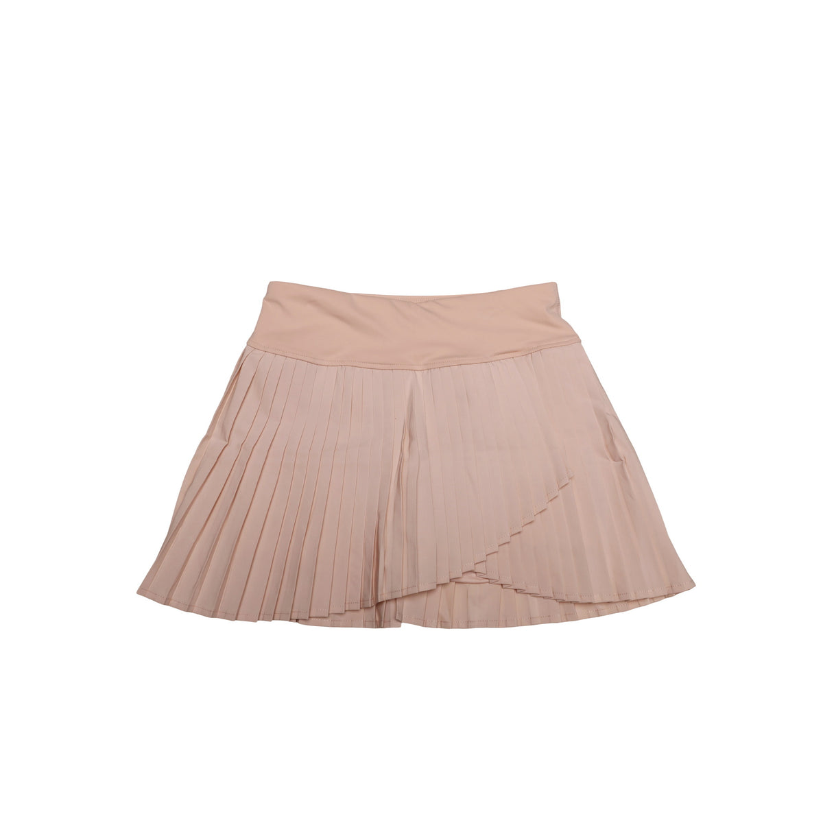 Pleated Tennis Skirt with Inner Shorts – White