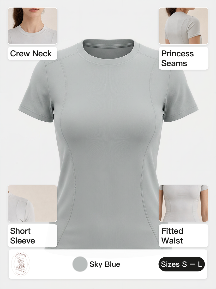 Crew Neck Slim Fit Sports Tee