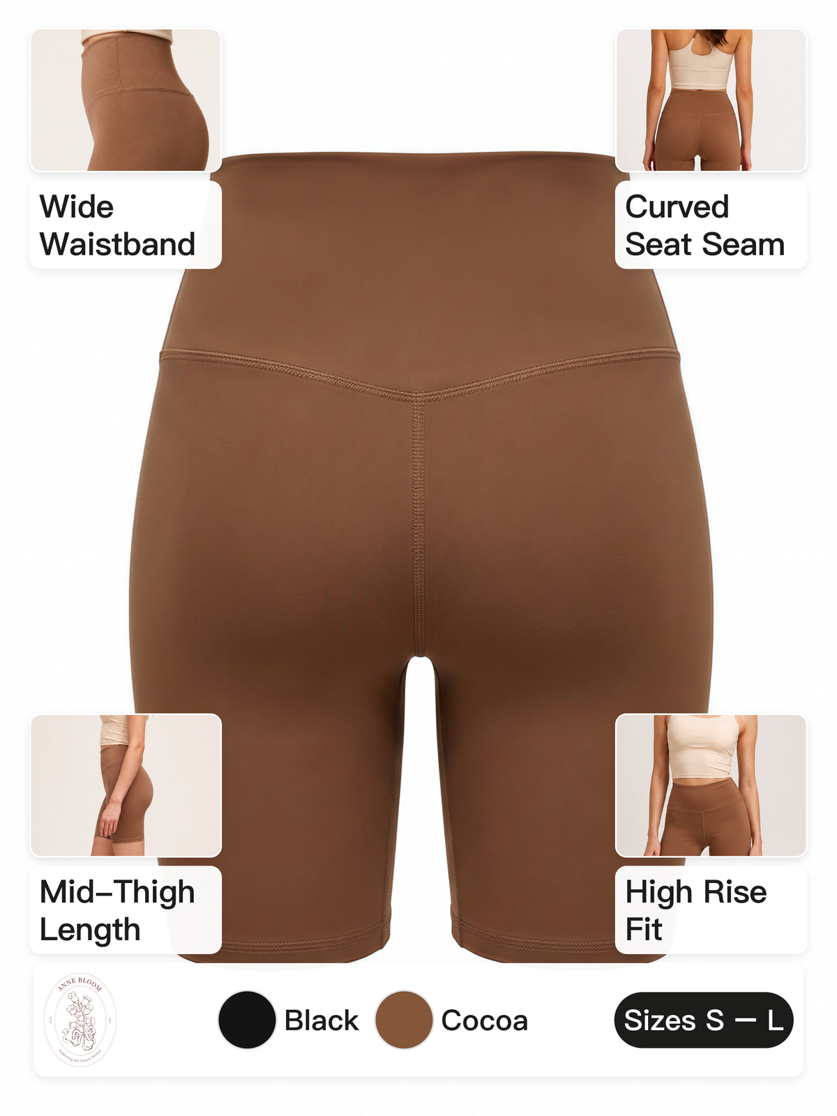 High Waist Cycling Shorts